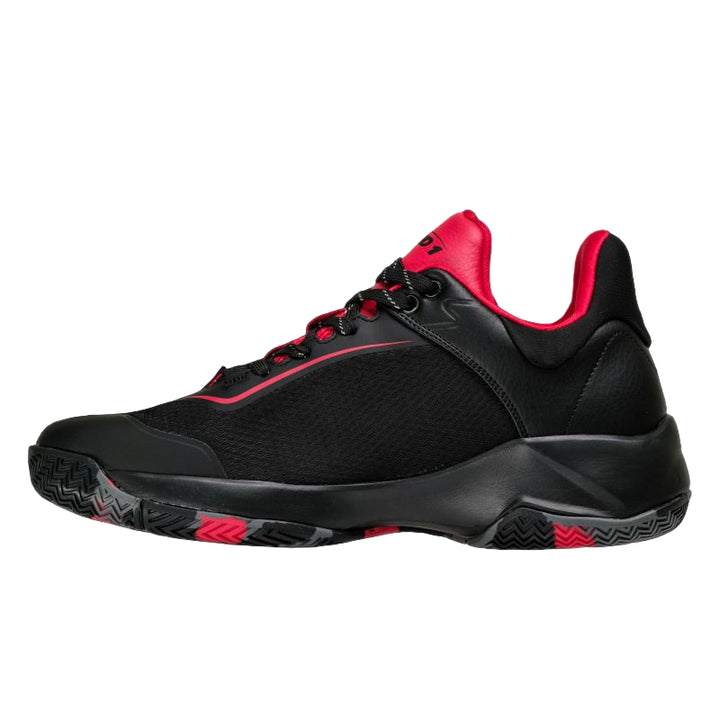 AND1 BALLER Black/Red Senior Basketball Shoes