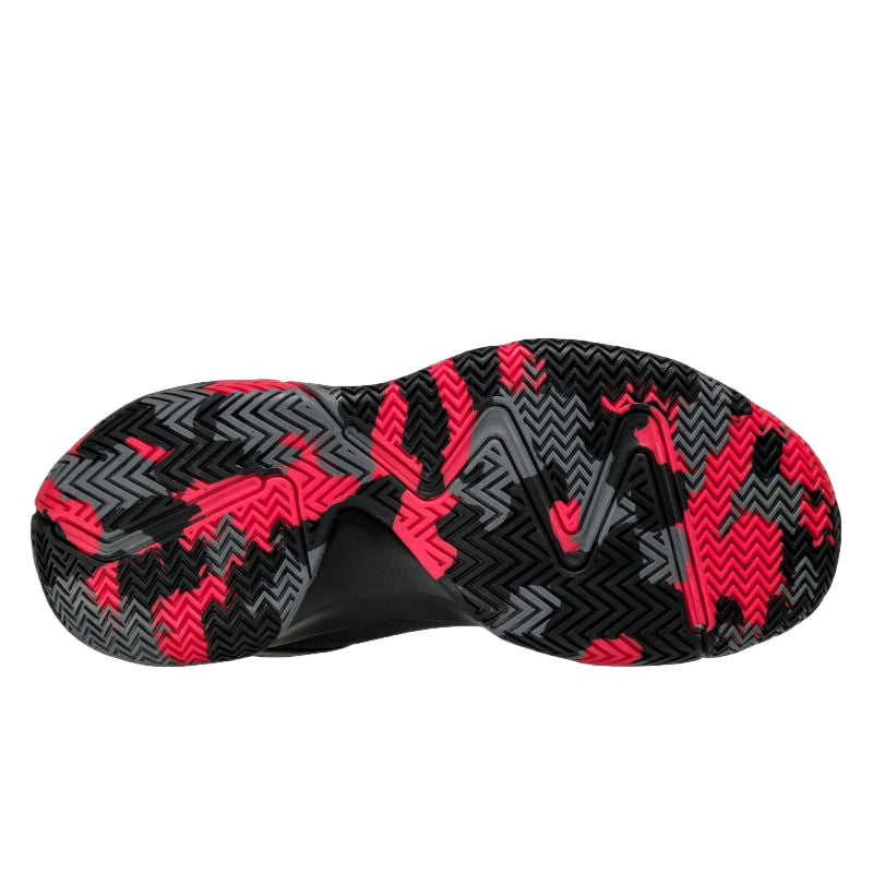 AND1 BALLER Black/Red Senior Basketball Shoes