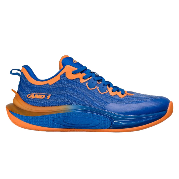AND1 XLR8 Royal/Orange Senior Basketball Shoes
