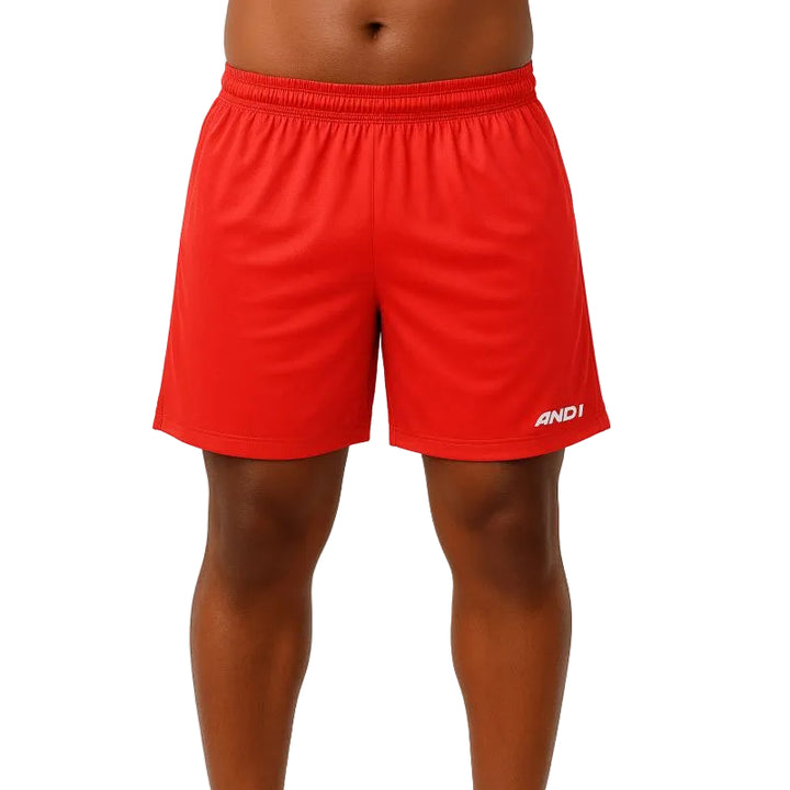AND1 PLAYA Red Basketball Shorts